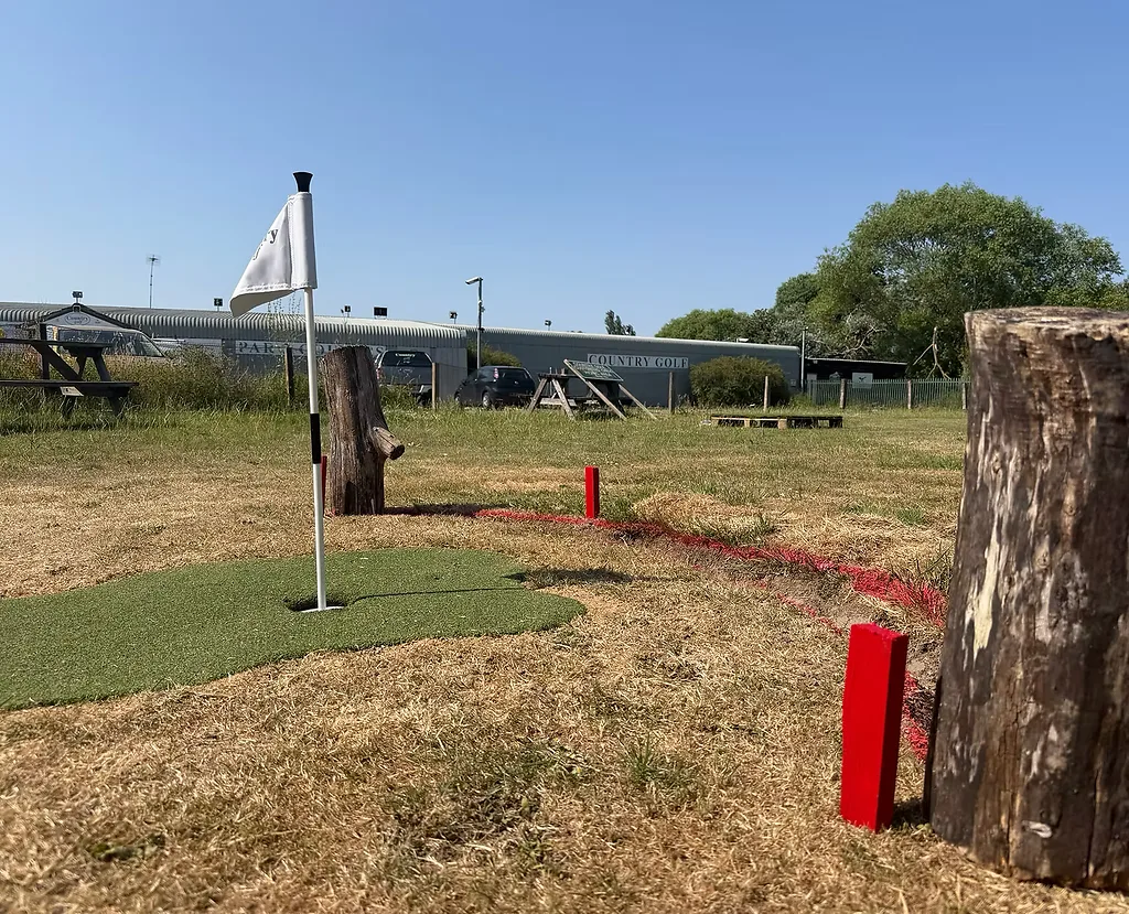 A hole on the Mini Links course